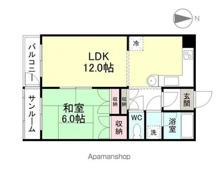 LIVE TOMORROW【2階】の間取り