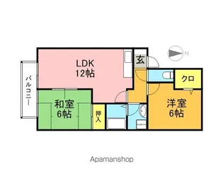 ダイユー・コーポ【210号室】の間取り
