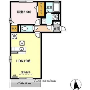 コアロードIII A【1階】の間取り