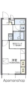 レオパレス紀水【111号室】の間取り