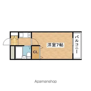バーリーハイツ【2階】の間取り