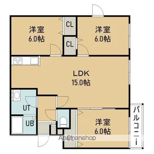 ミキパレス【3階】の間取り