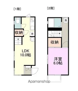 シャンテ【102号室】の間取り