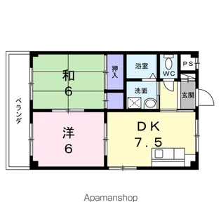 レジデンス家久【2階】の間取り