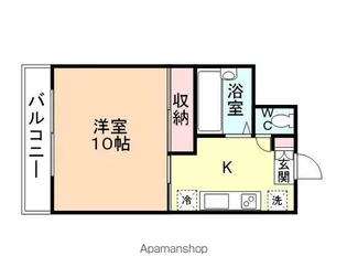 PLAZA布瀬【5階】の間取り