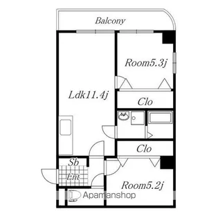 G1ビル牧の里【3階】の間取り