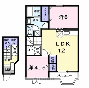 ドリームハウス A【2階】の間取り