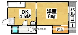 大阪府大阪市住吉区南住吉1丁目【マンション】の間取り