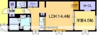 ネコフィーノルシエル【1階】の間取り