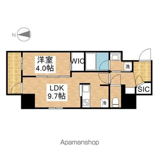 愛知県名古屋市中区伊勢山2丁目【マンション】の間取り