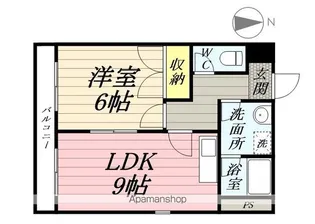 C.ISLAND11【202号室】の間取り