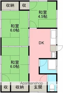 香川県丸亀市津森町【一戸建】の間取り