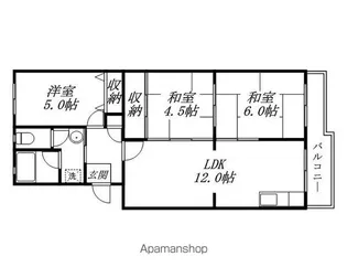 エトワール15【105号室】の間取り