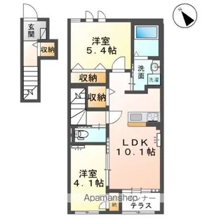 アーバンハイツ モリ【2階】の間取り