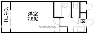 アビタシオン渡鹿【5階】の間取り