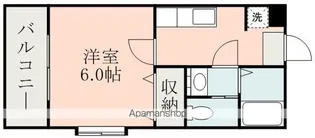 れいめい上荒田【1階】の間取り