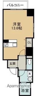プランドール浅間【502号室】の間取り