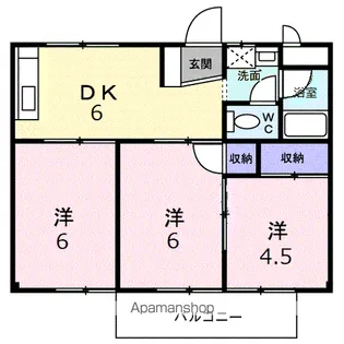 今村ハイツ【2階】の間取り