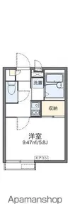 レオパレスハーモニー【2階】の間取り