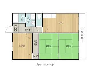 エクセル赤松【502号室】の間取り