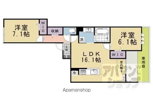 STグランツ【1階】の間取り