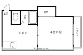 メゾン桃栄【101号室】の間取り