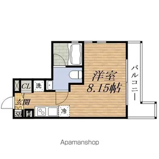 クオリア吹田【4階】の間取り