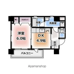 クリア壱番館【4階】の間取り