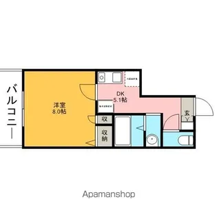 エステートK【1階】の間取り