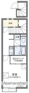 愛知県清須市新清洲5丁目【アパート】の間取り