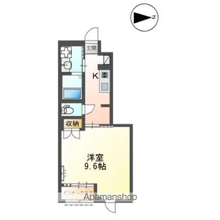 ルミエール宮路【105号室】の間取り