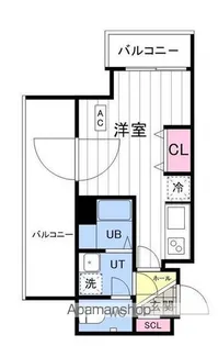 ASTER N13【406号室】の間取り