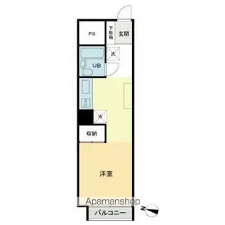 錦町チサンマンション【714号室】の間取り