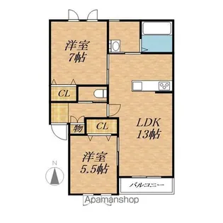 MCUBE1【2階】の間取り