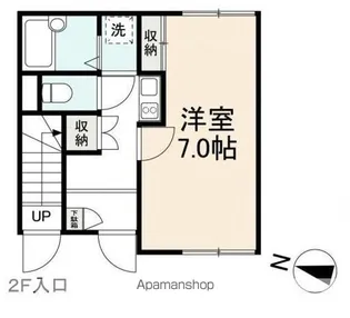 メゾン一刻 工学部南【1階】の間取り