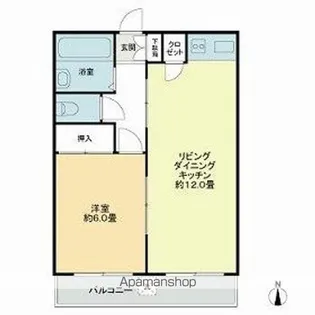 マンション高田馬場【3階】の間取り