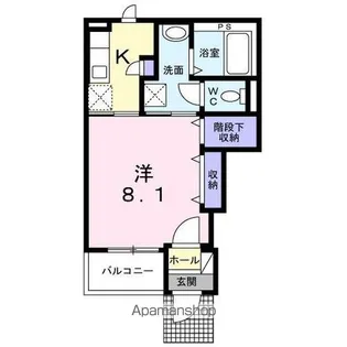 ブライトエフ【1階】の間取り