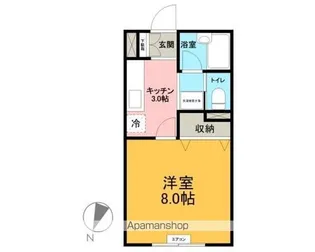 ベルシティメモリーズⅡ【103号室】の間取り