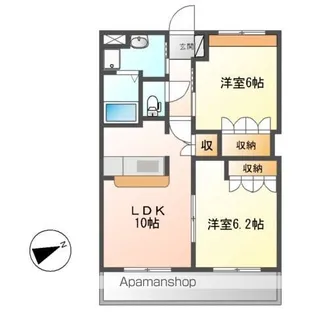 グランチェスタ【2階】の間取り