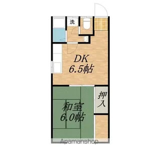 マンションヨコタ第3【B-6号室】の間取り