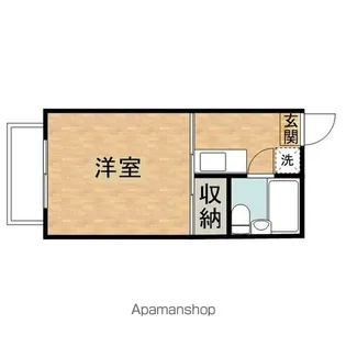 コーポK【1階】の間取り