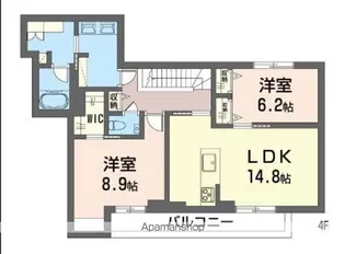 サウザンド ドリーム ハウス【3階】の間取り