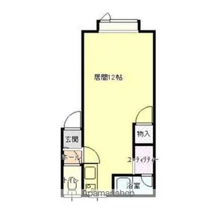 フレンド高丘Ⅱ【201号室】の間取り