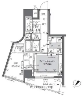 ZOOM渋谷神山町【3階】の間取り