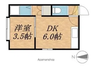 プライムハウスワイレア【2階】の間取り