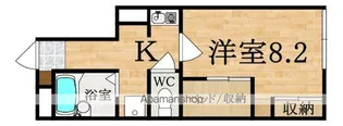 レオパレスクリオネ【1階】の間取り