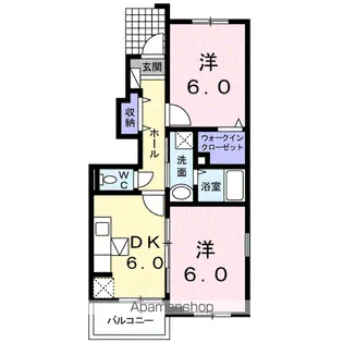 ナチュラル フラット【1階】の間取り