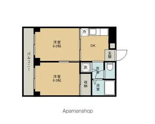 アルデール宮町【5階】の間取り