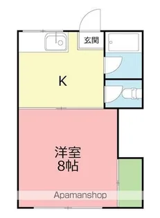 清水コーポⅢ【2階】の間取り