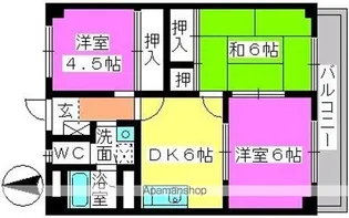 第一大野ビル【5階】の間取り